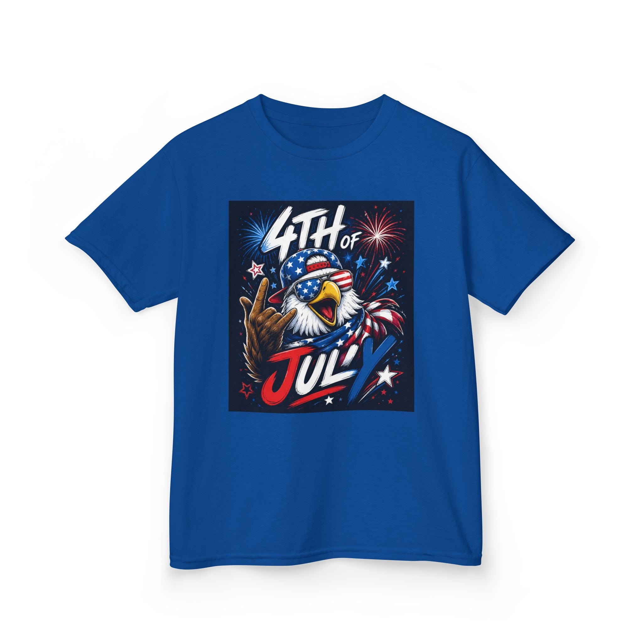 Kids 4th of July Eagle T‑Shirt
