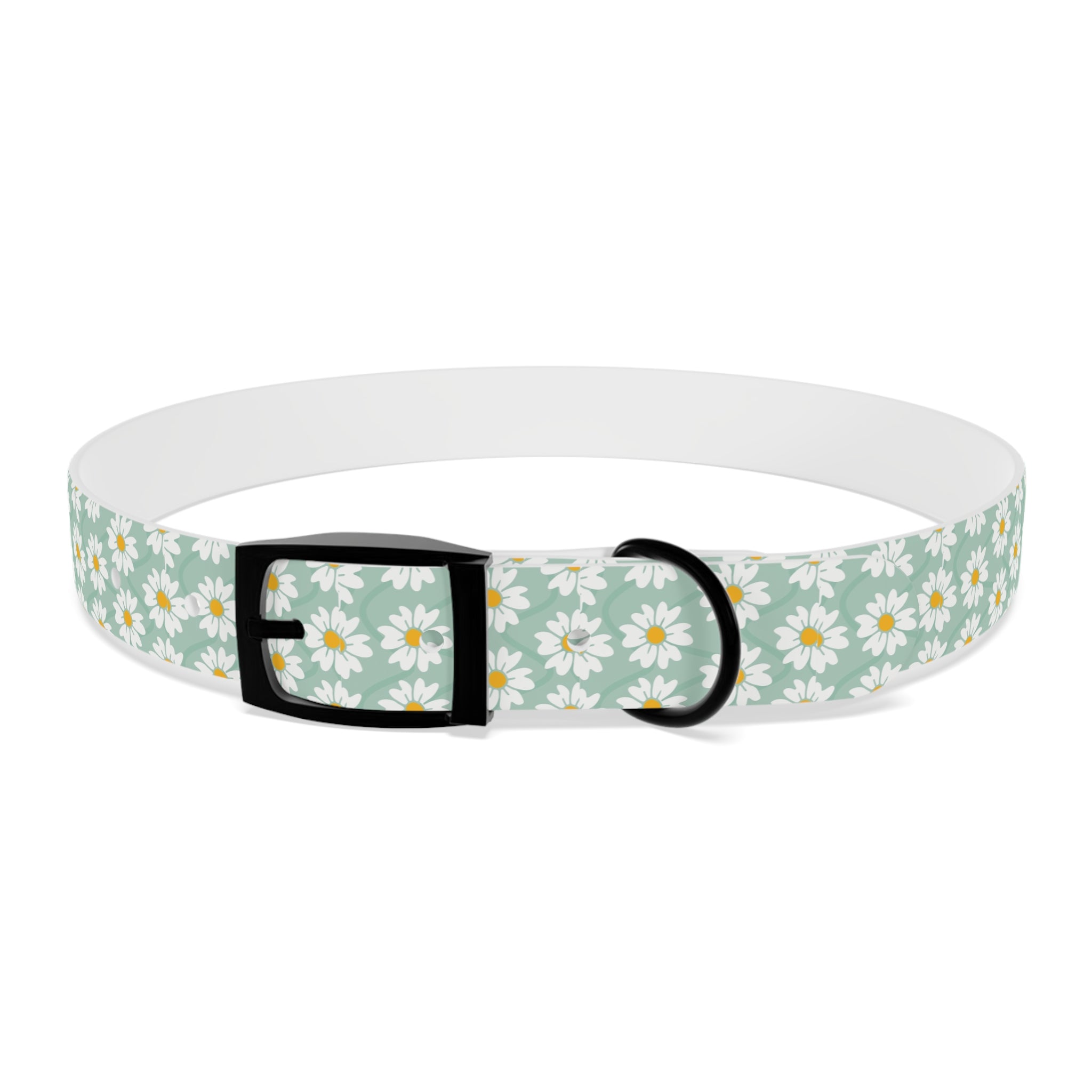 Daisy Print Dog Collar
