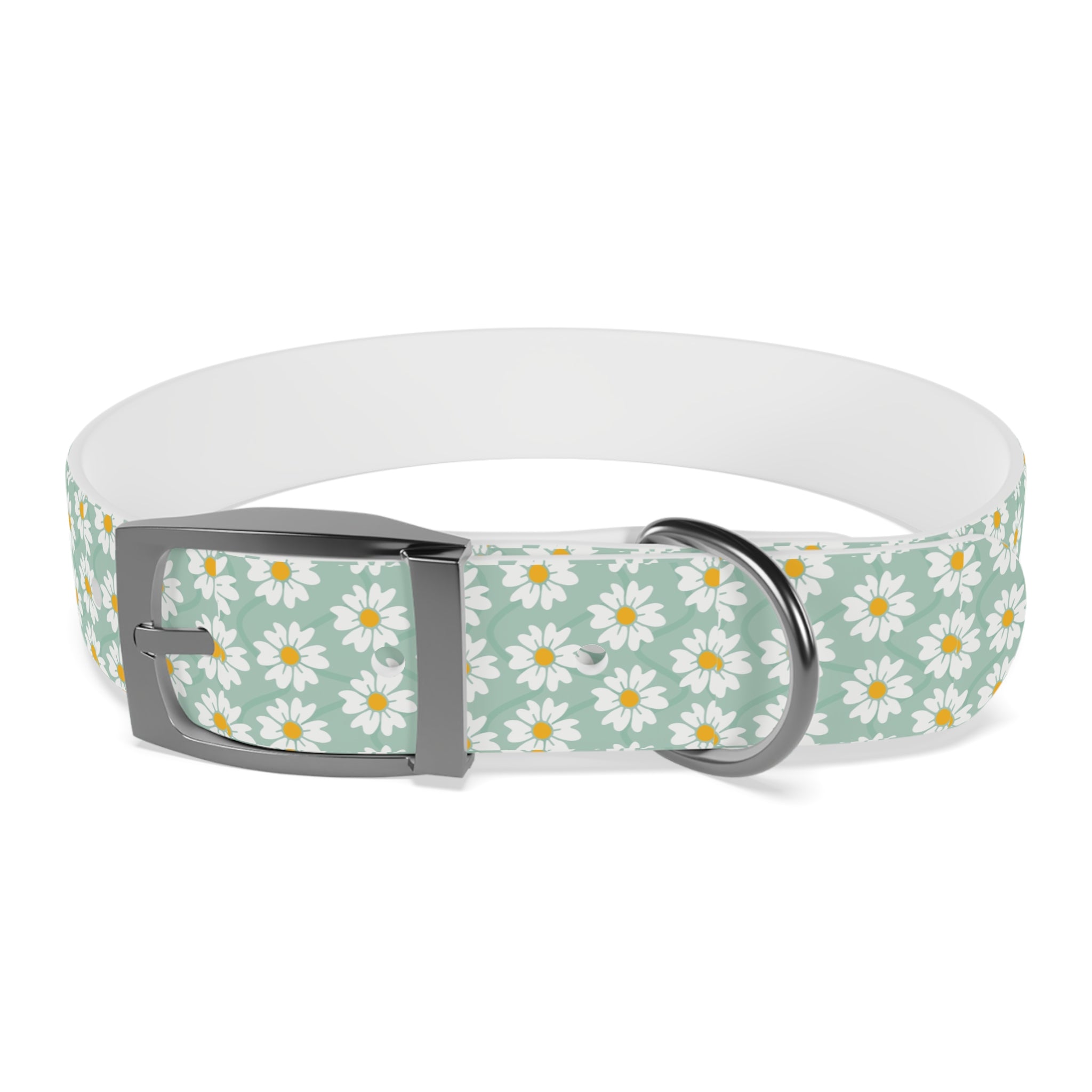 Daisy Print Dog Collar