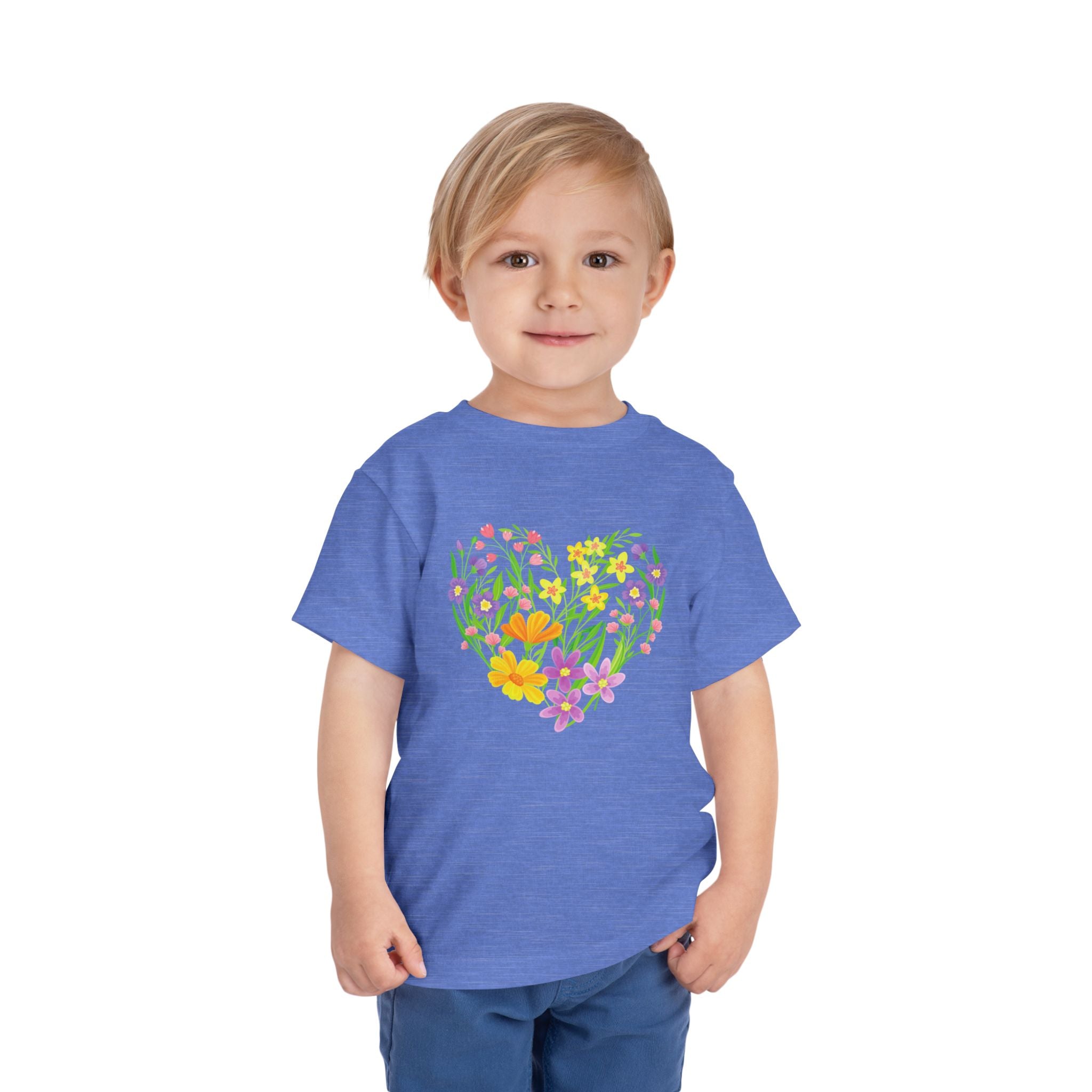 Floral Heart tee | Spring flowers