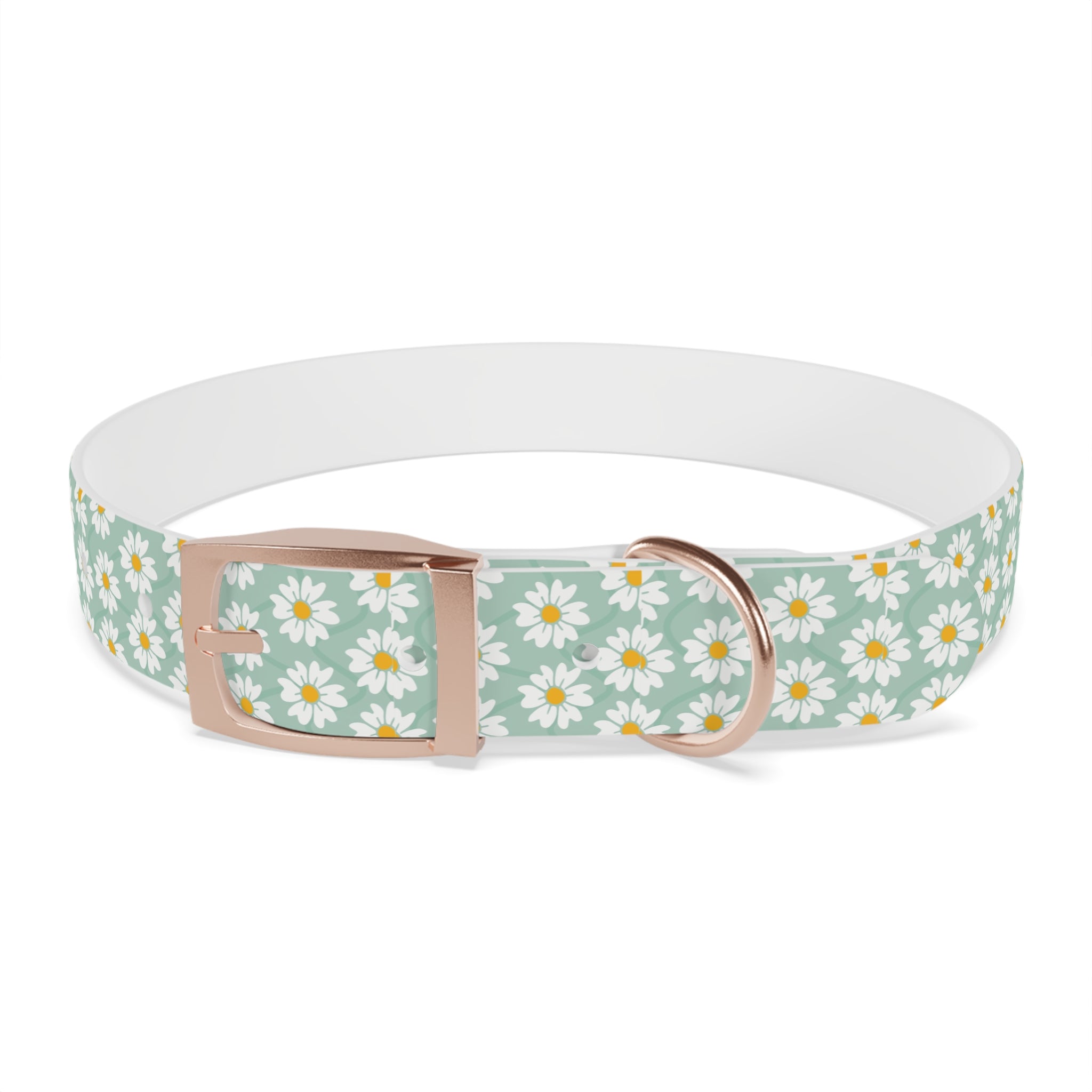 Daisy Print Dog Collar