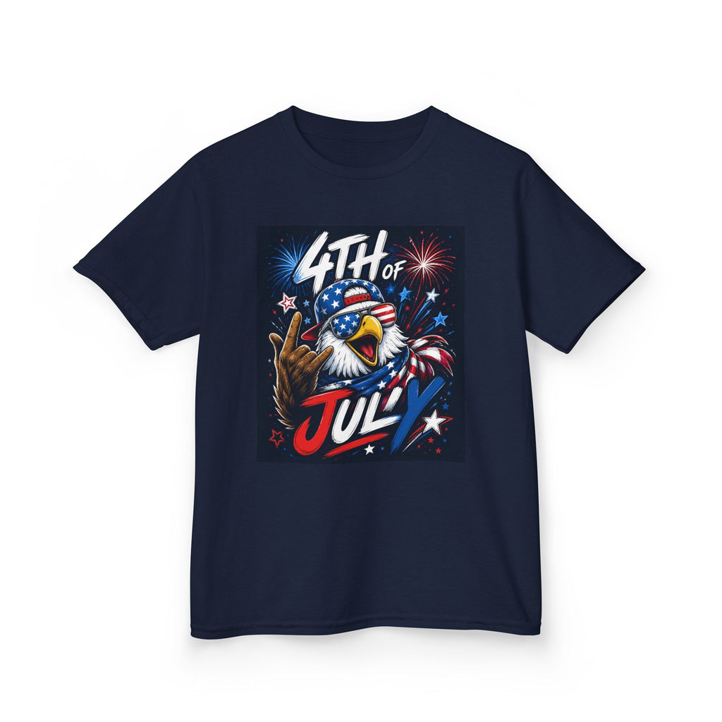 Kids 4th of July Eagle T‑Shirt