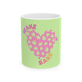 Wake & Bake heart of leaves Mug