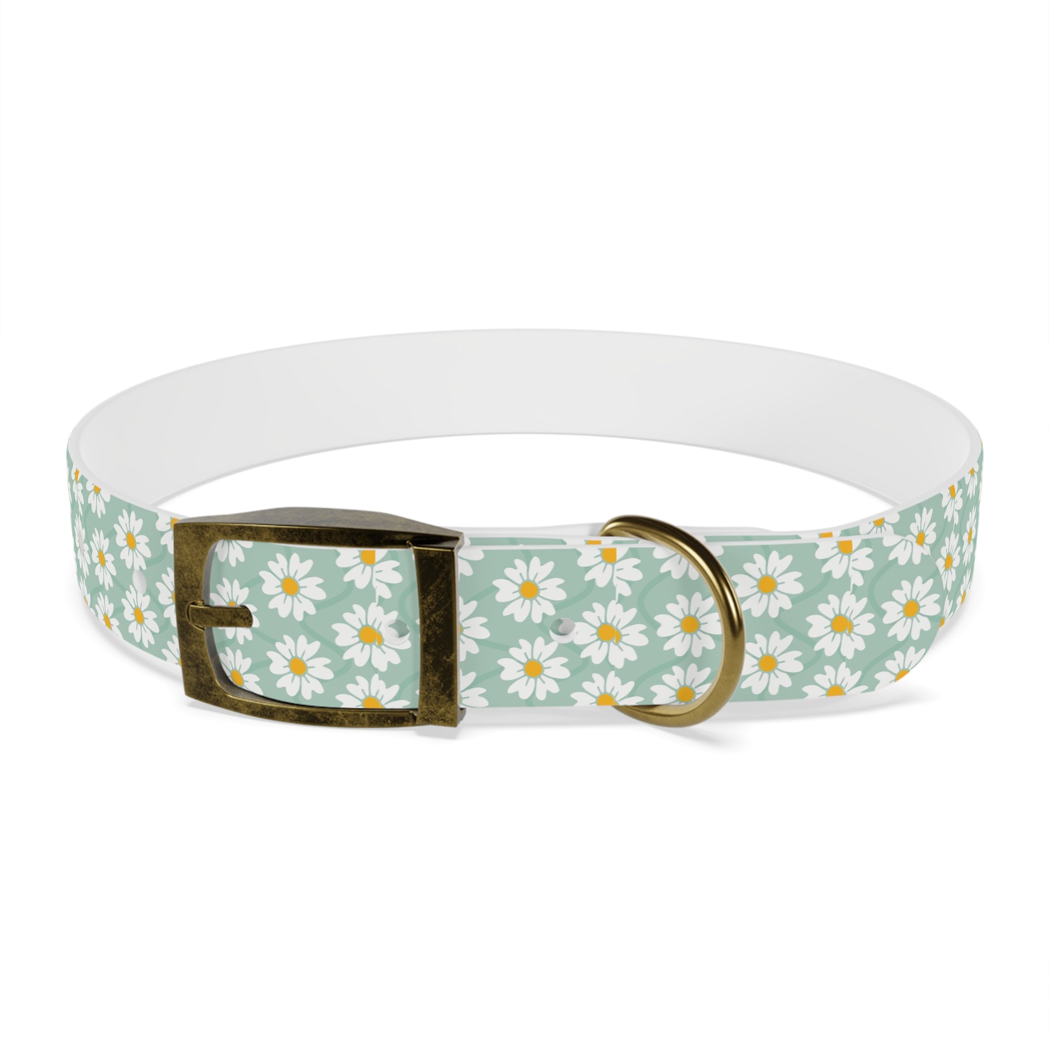 Daisy Print Dog Collar
