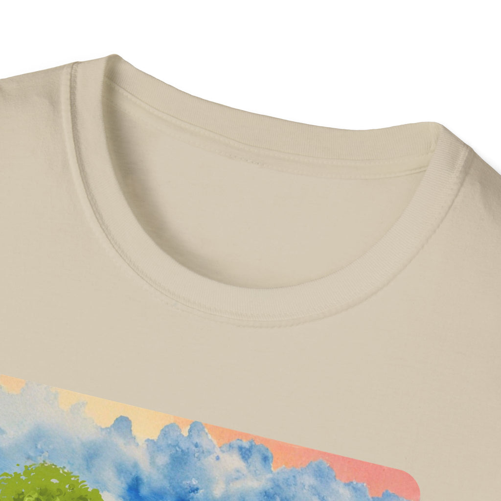 Horses in the pasture T-Shirt | Watercolor Meadow Scene