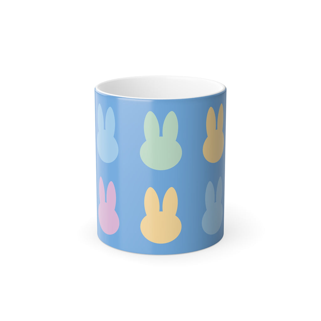 Color Morphing Mug — Pastel Bunny Heat-Change 11oz