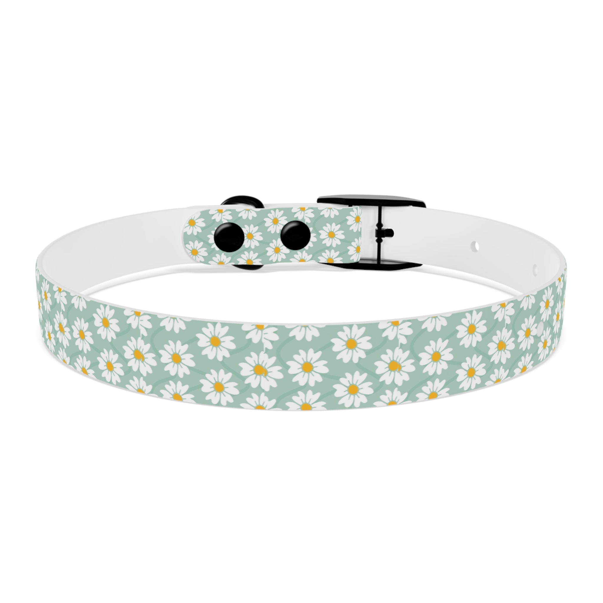 Daisy Print Dog Collar