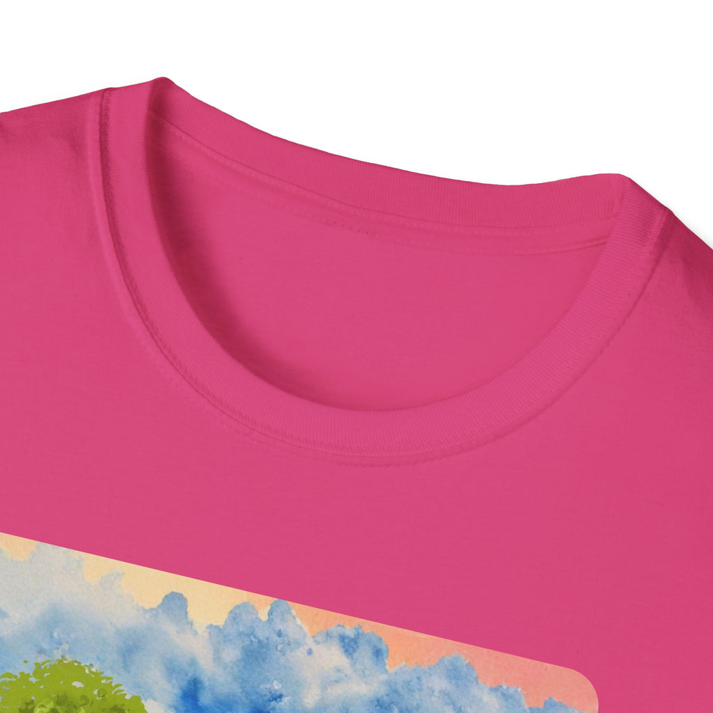 Horses in the pasture T-Shirt | Watercolor Meadow Scene