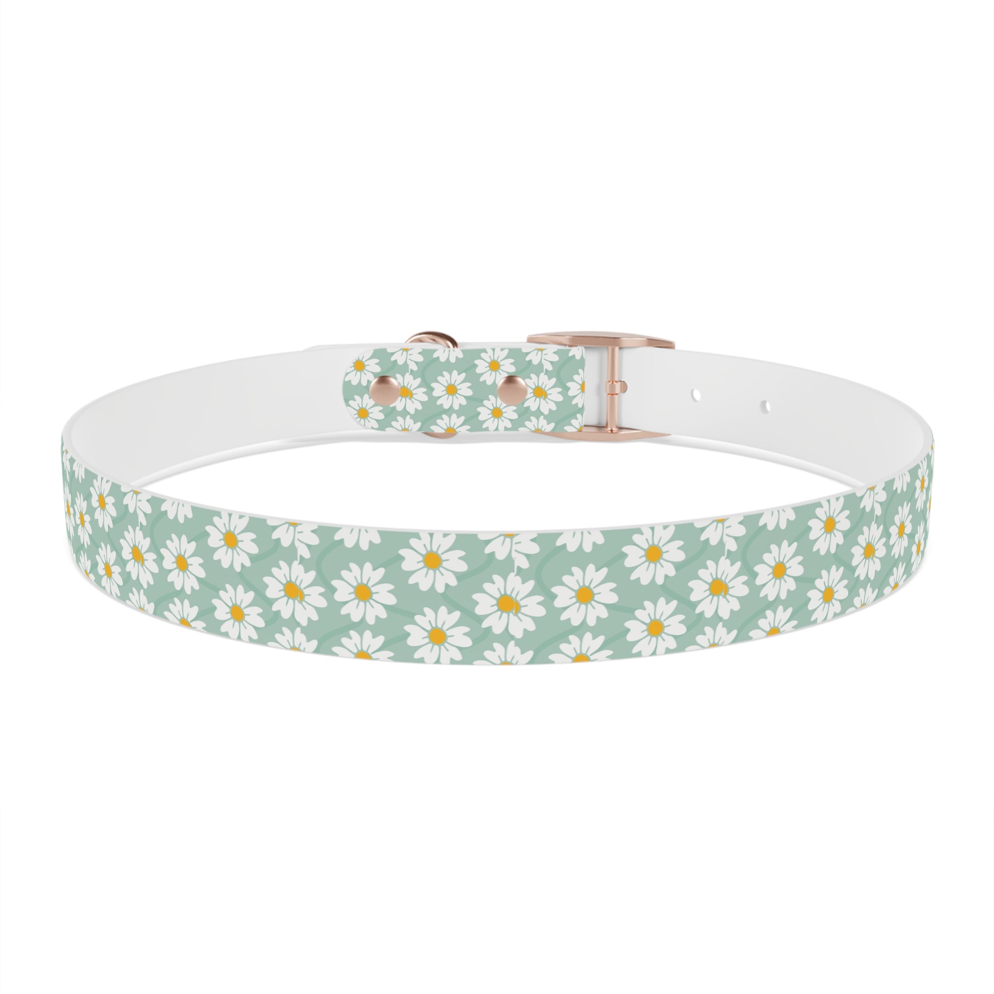Daisy Print Dog Collar