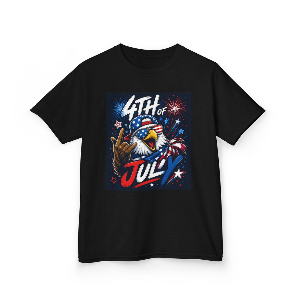 Kids 4th of July Eagle T‑Shirt