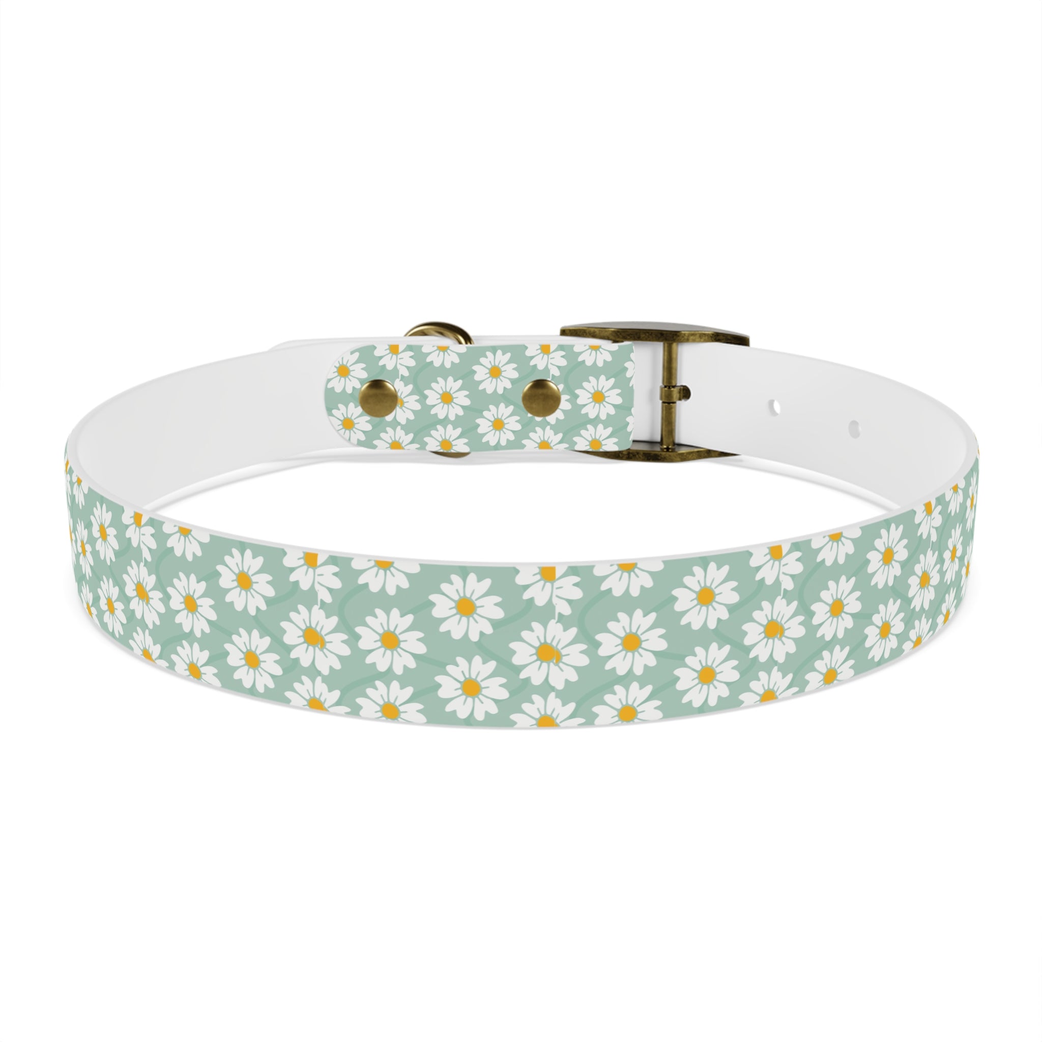 Daisy Print Dog Collar