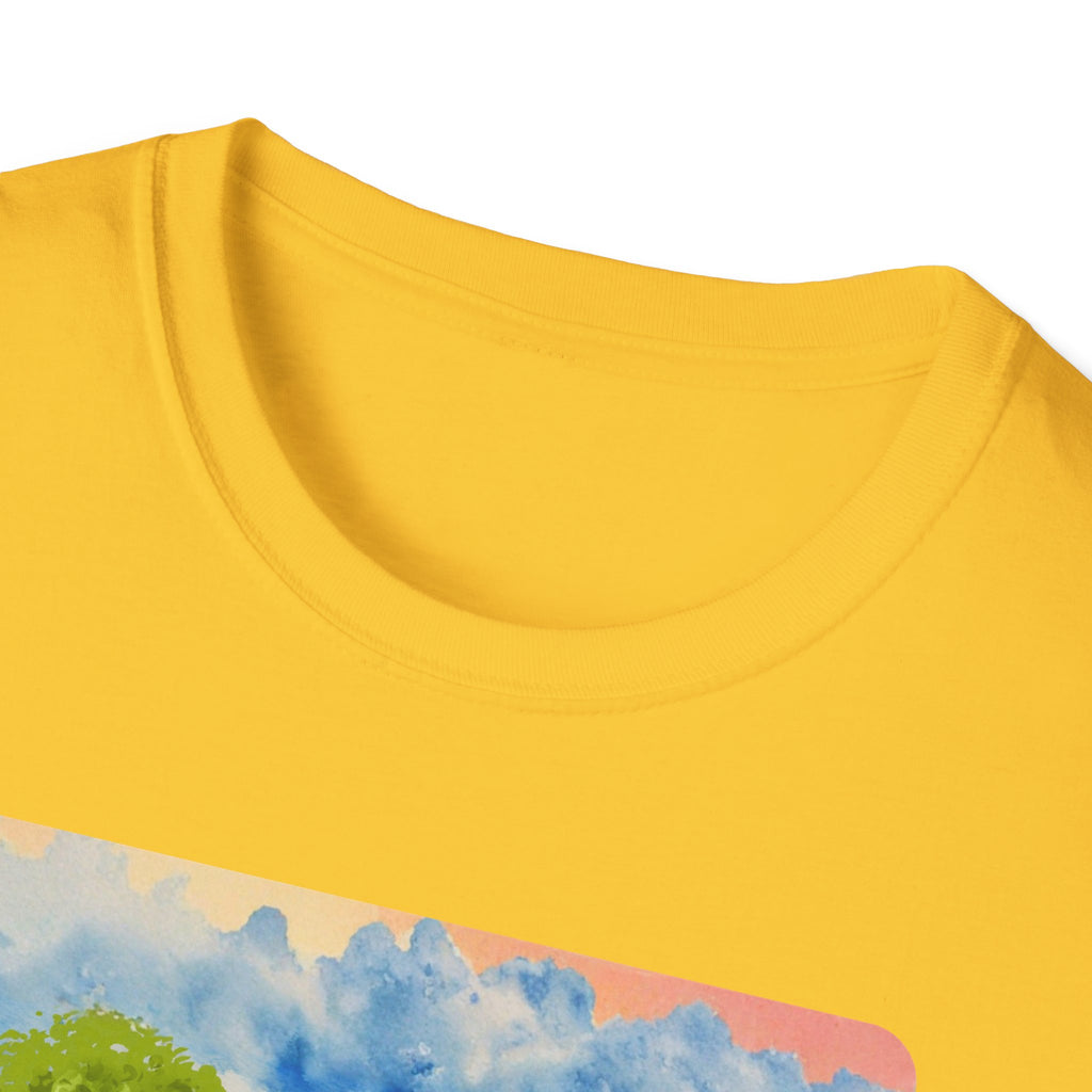 Horses in the pasture T-Shirt | Watercolor Meadow Scene
