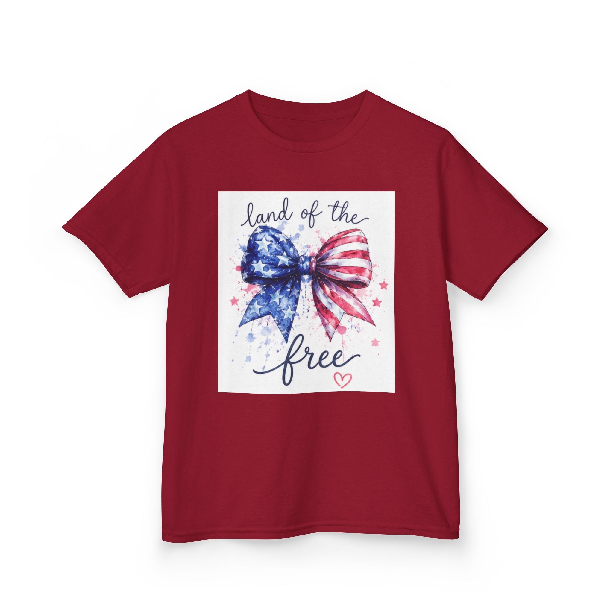 Land of the Free Youth Tee 4’th of July