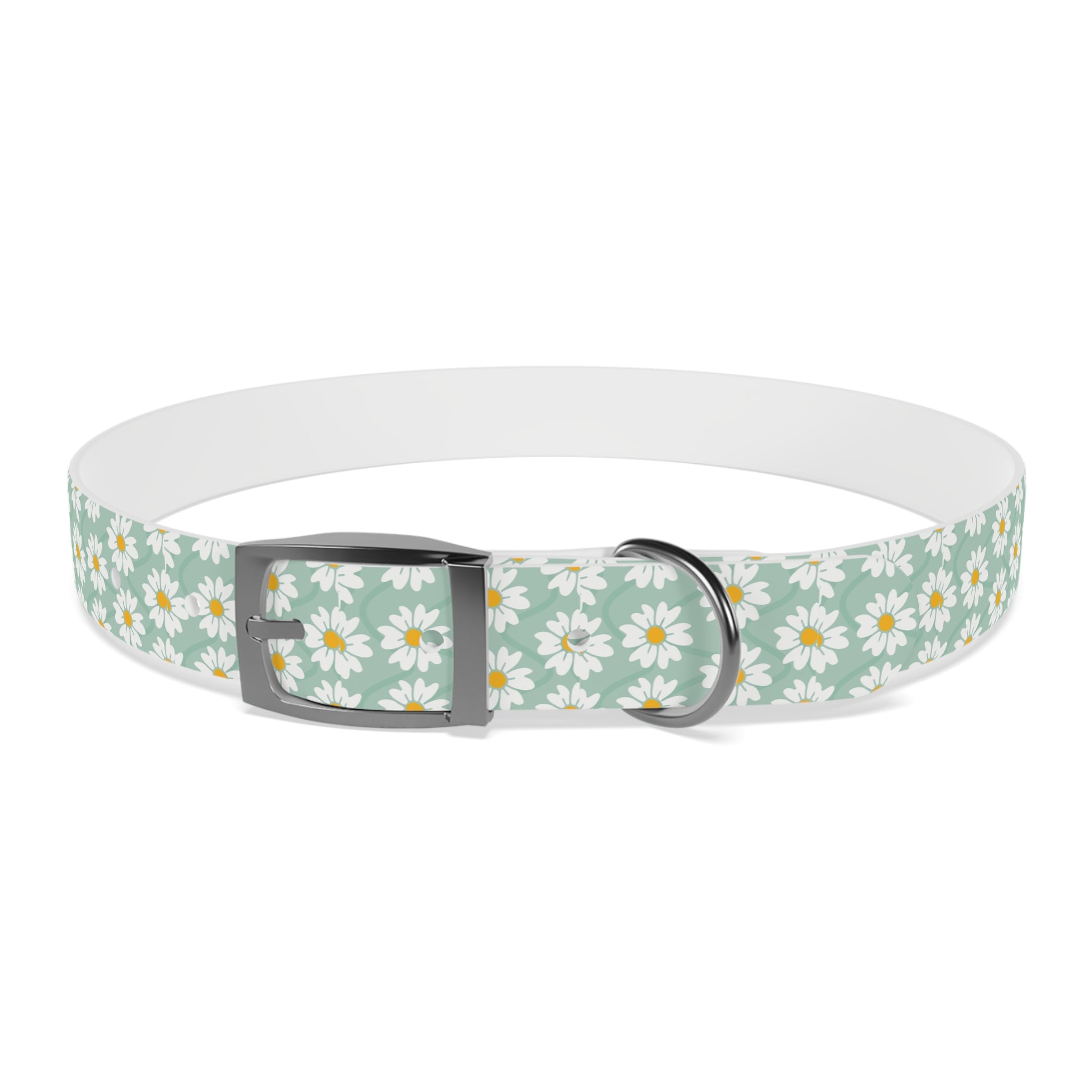 Daisy Print Dog Collar