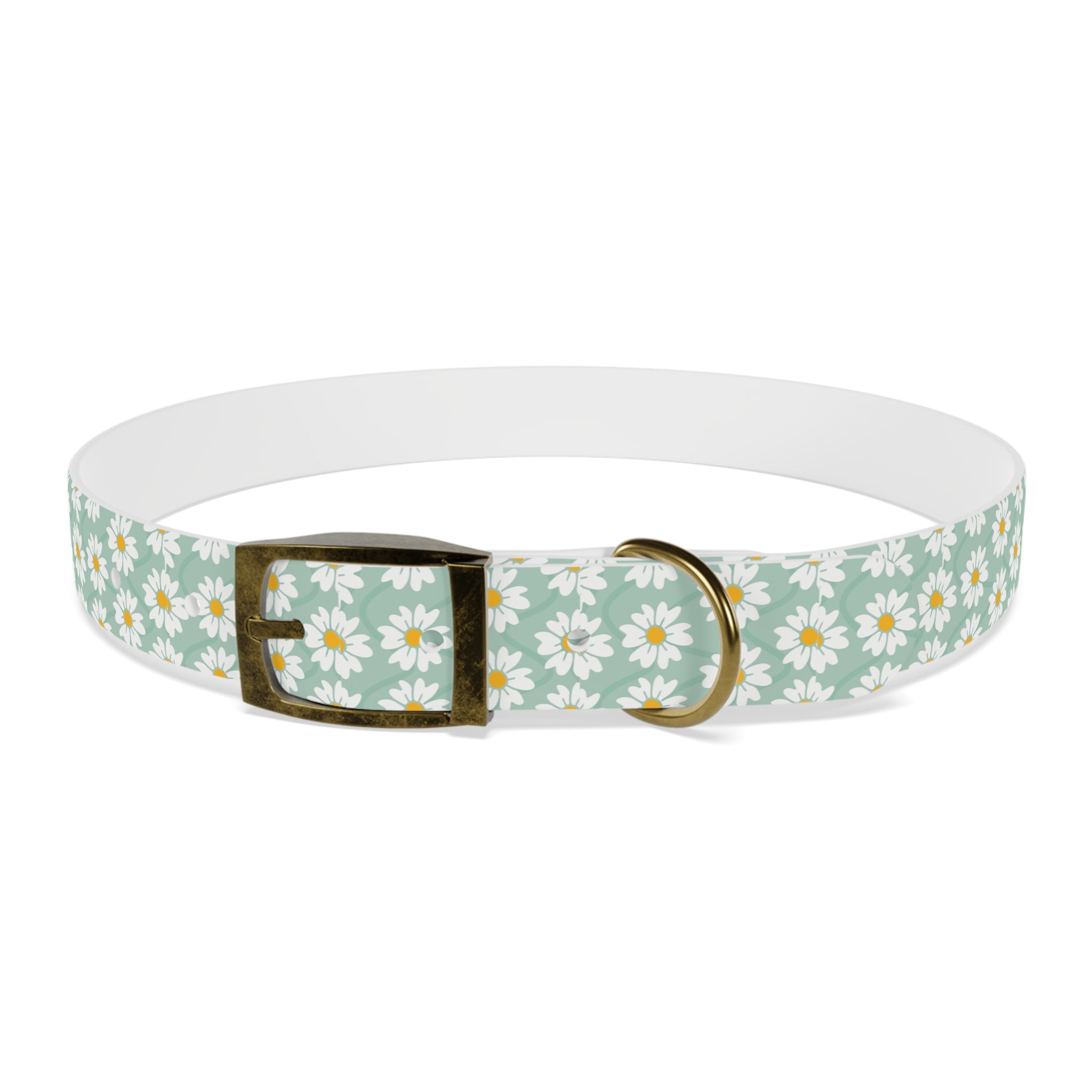 Daisy Print Dog Collar