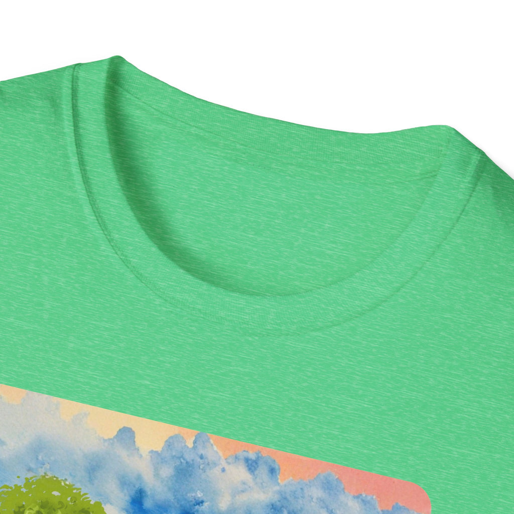 Horses in the pasture T-Shirt | Watercolor Meadow Scene