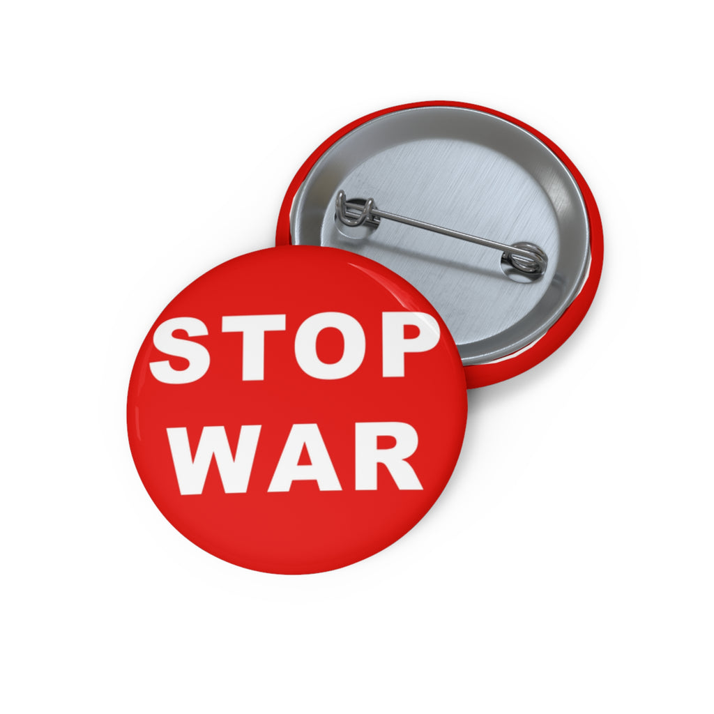 STOP WAR Pin Button | Anti War Protest Badge, Political Activism Pin
