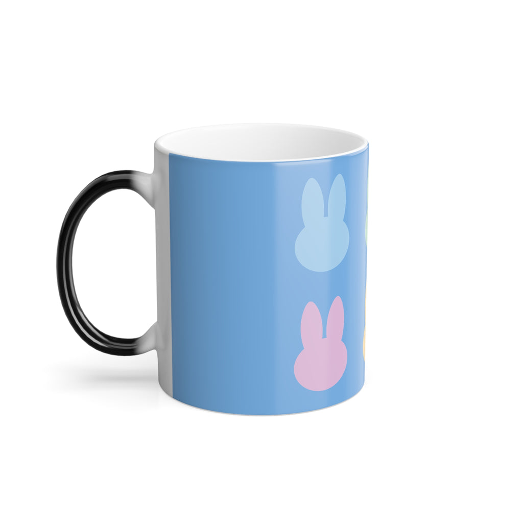 Color Morphing Mug — Pastel Bunny Heat-Change 11oz
