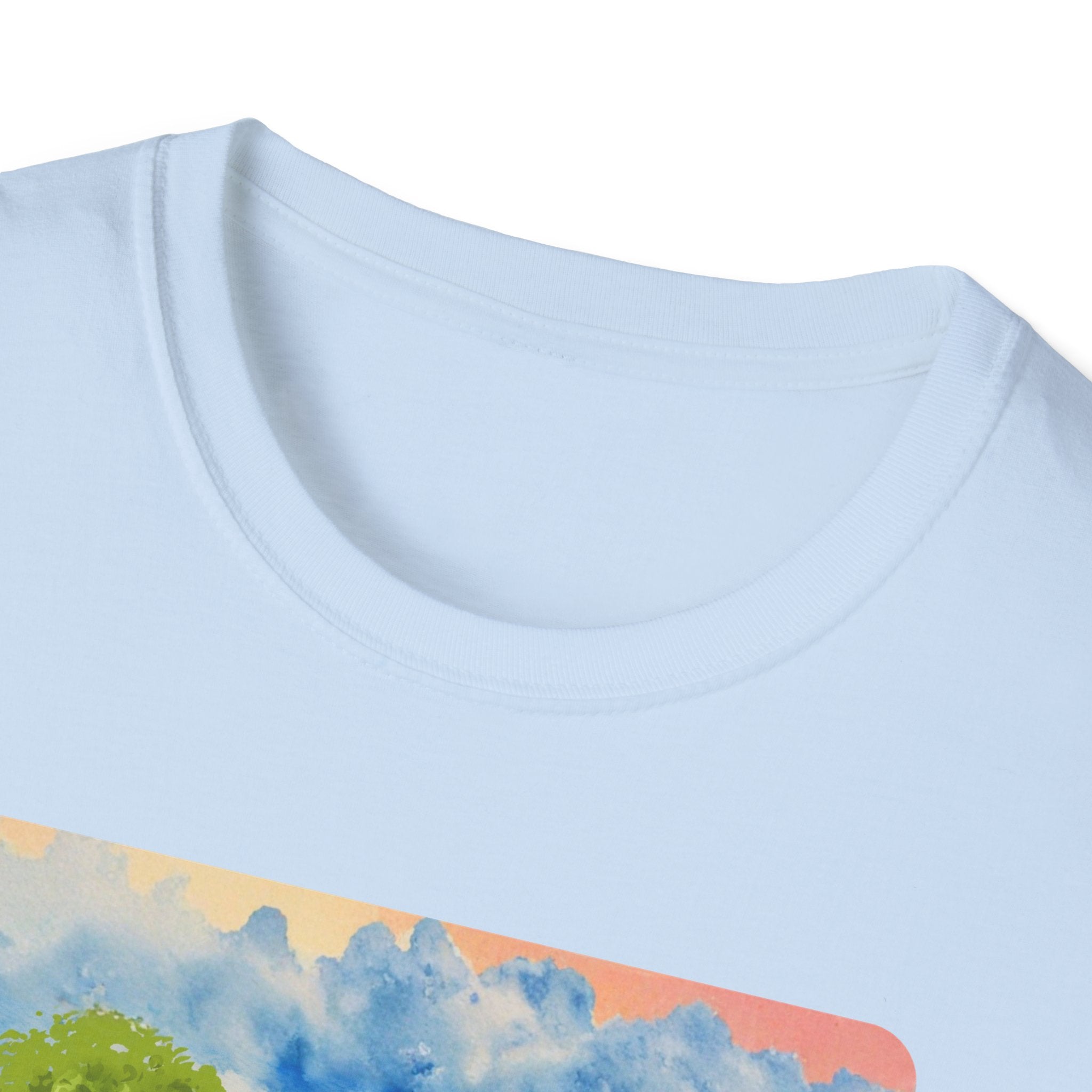 Horses in the pasture T-Shirt | Watercolor Meadow Scene