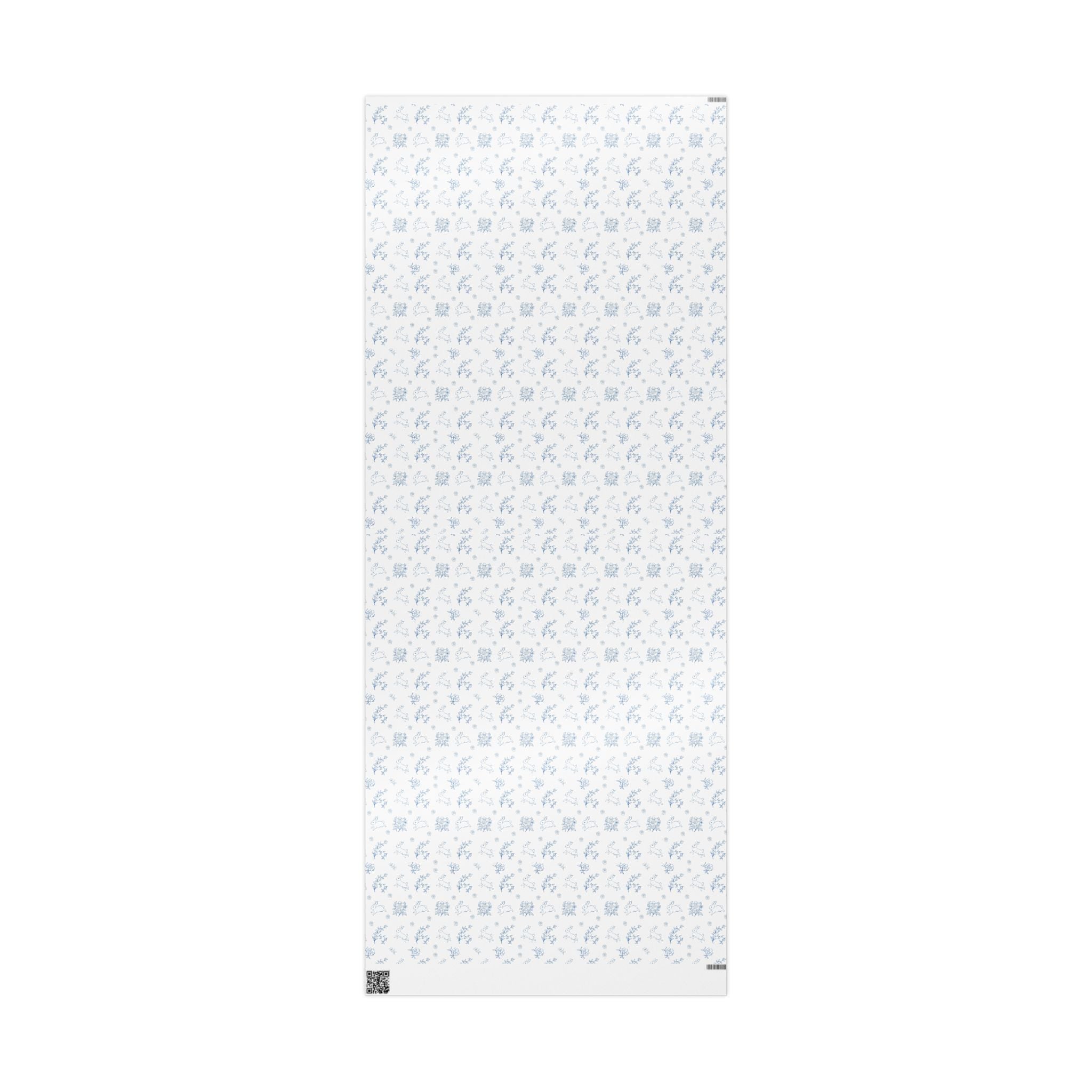 Easter Wrapping Paper- Blue Floral