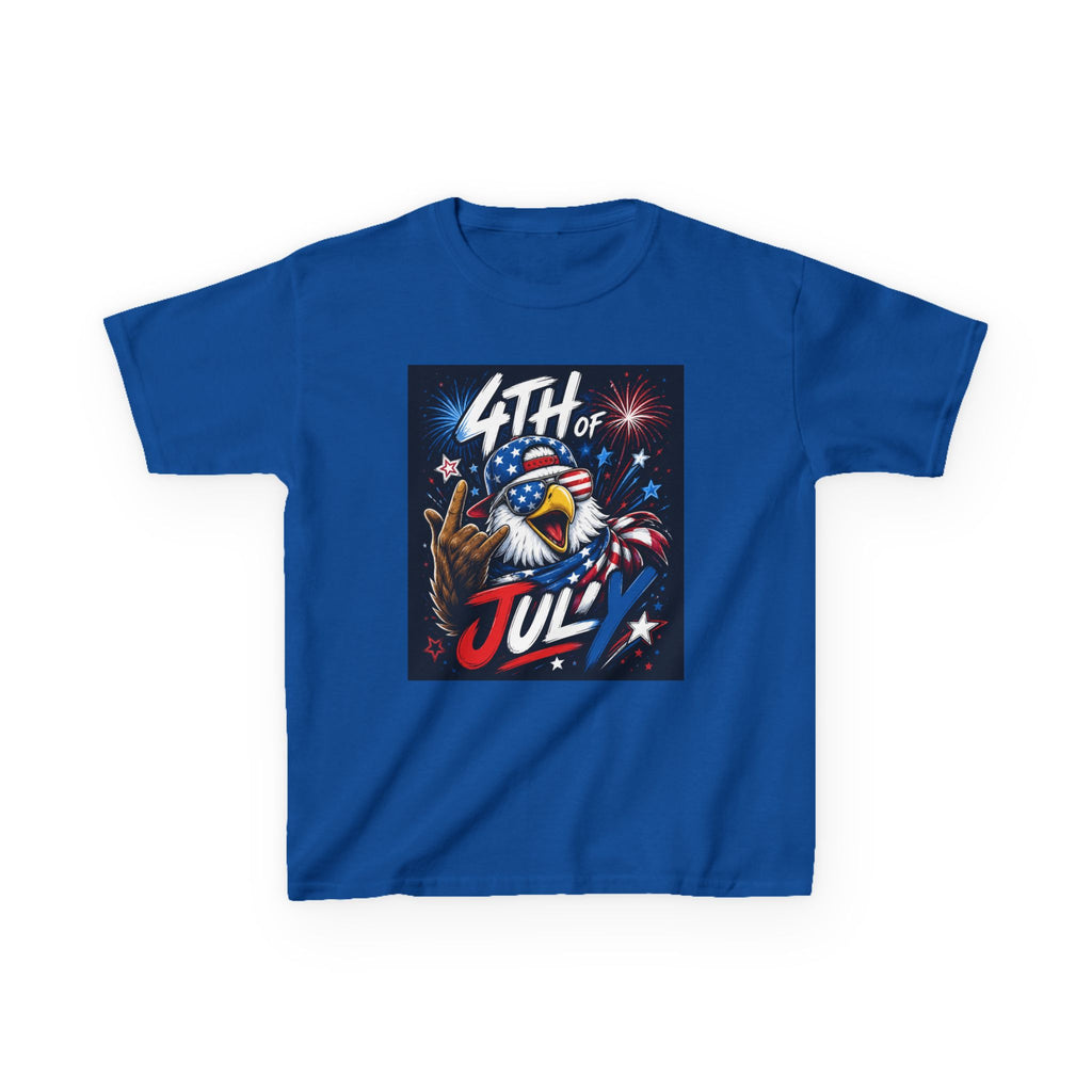 Kids 4th of July Eagle T‑Shirt