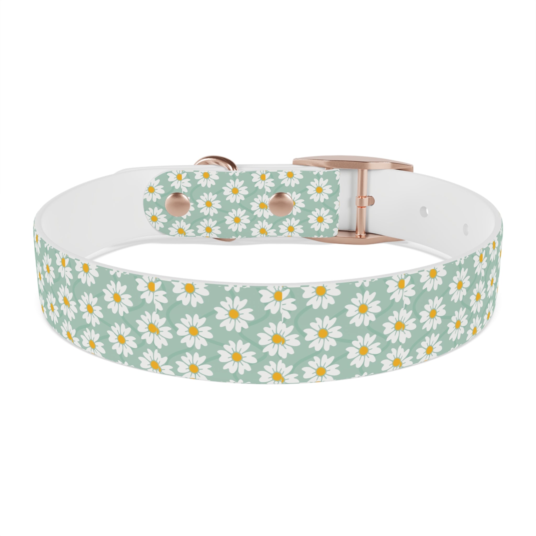 Daisy Print Dog Collar