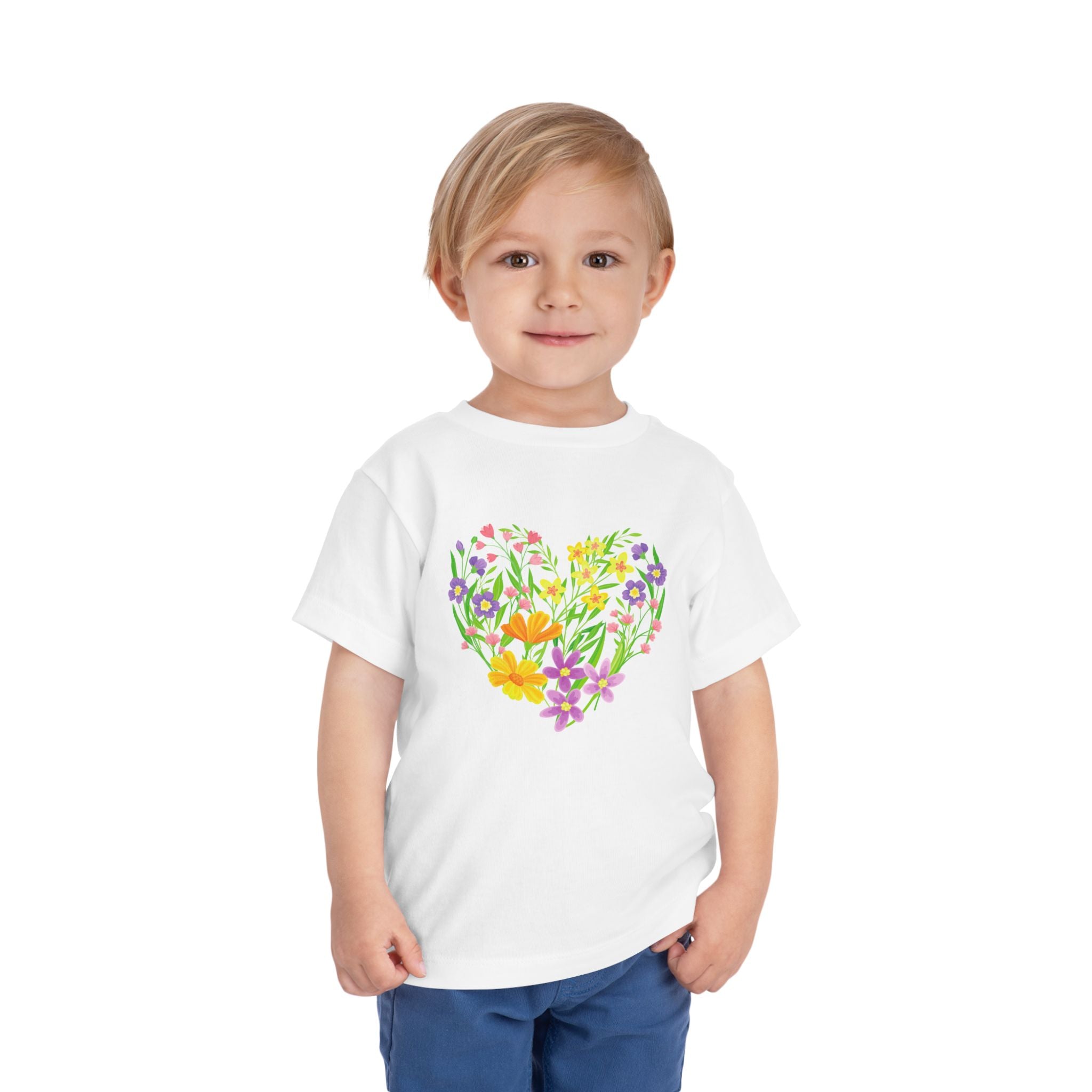Floral Heart tee | Spring flowers
