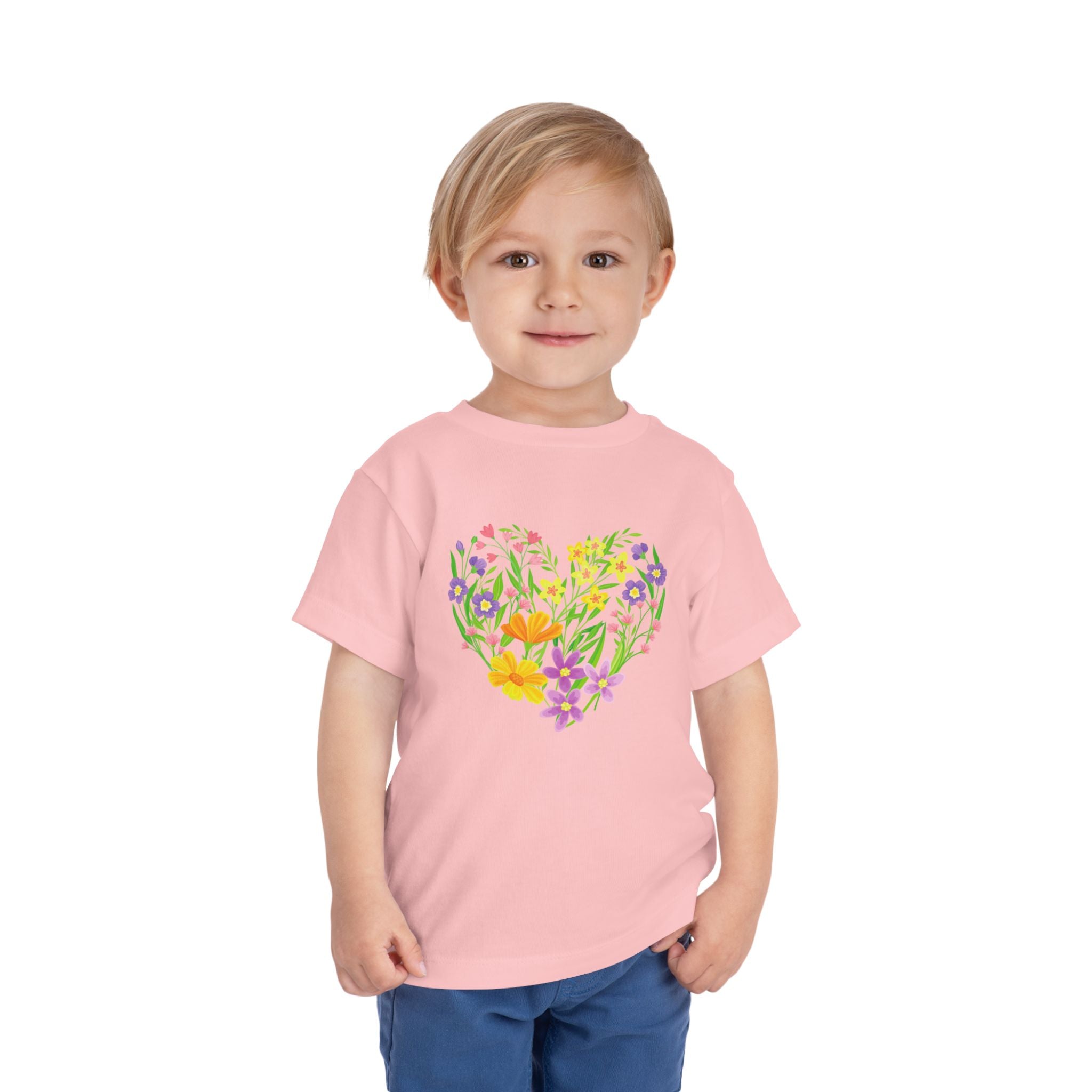 Floral Heart tee | Spring flowers