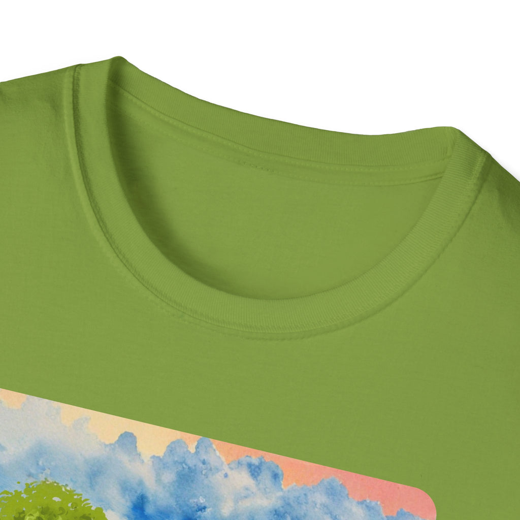 Horses in the pasture T-Shirt | Watercolor Meadow Scene