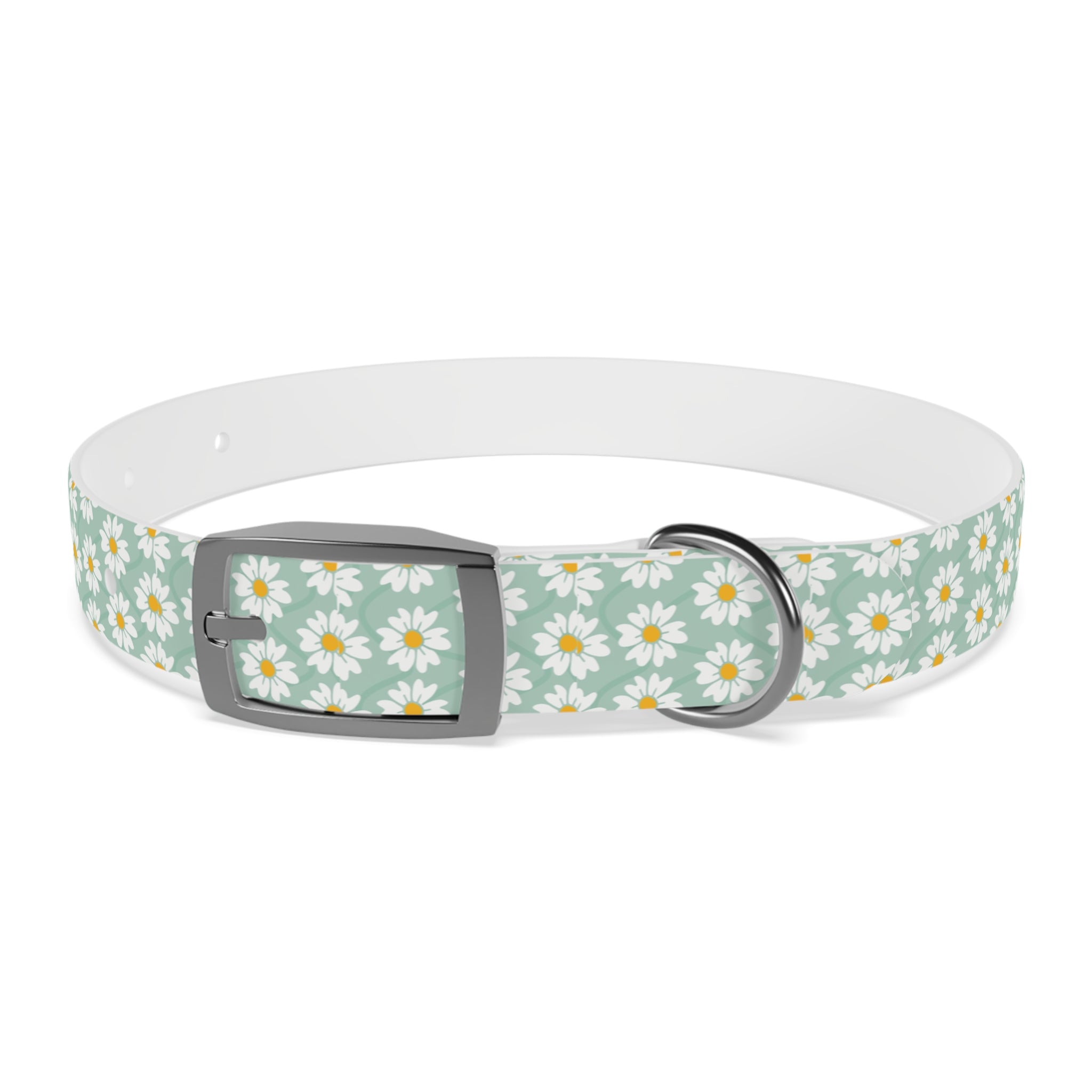 Daisy Print Dog Collar