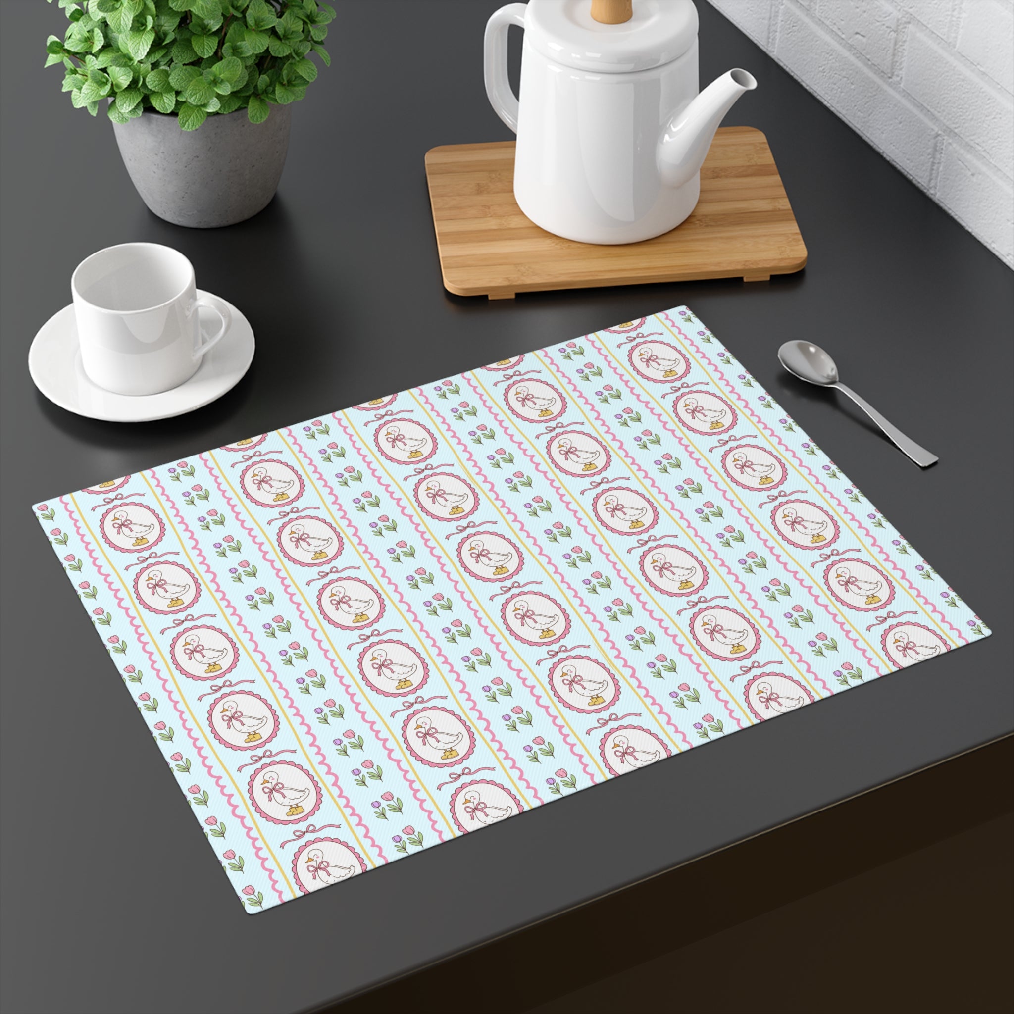 Vintage Spring Duck Placemat