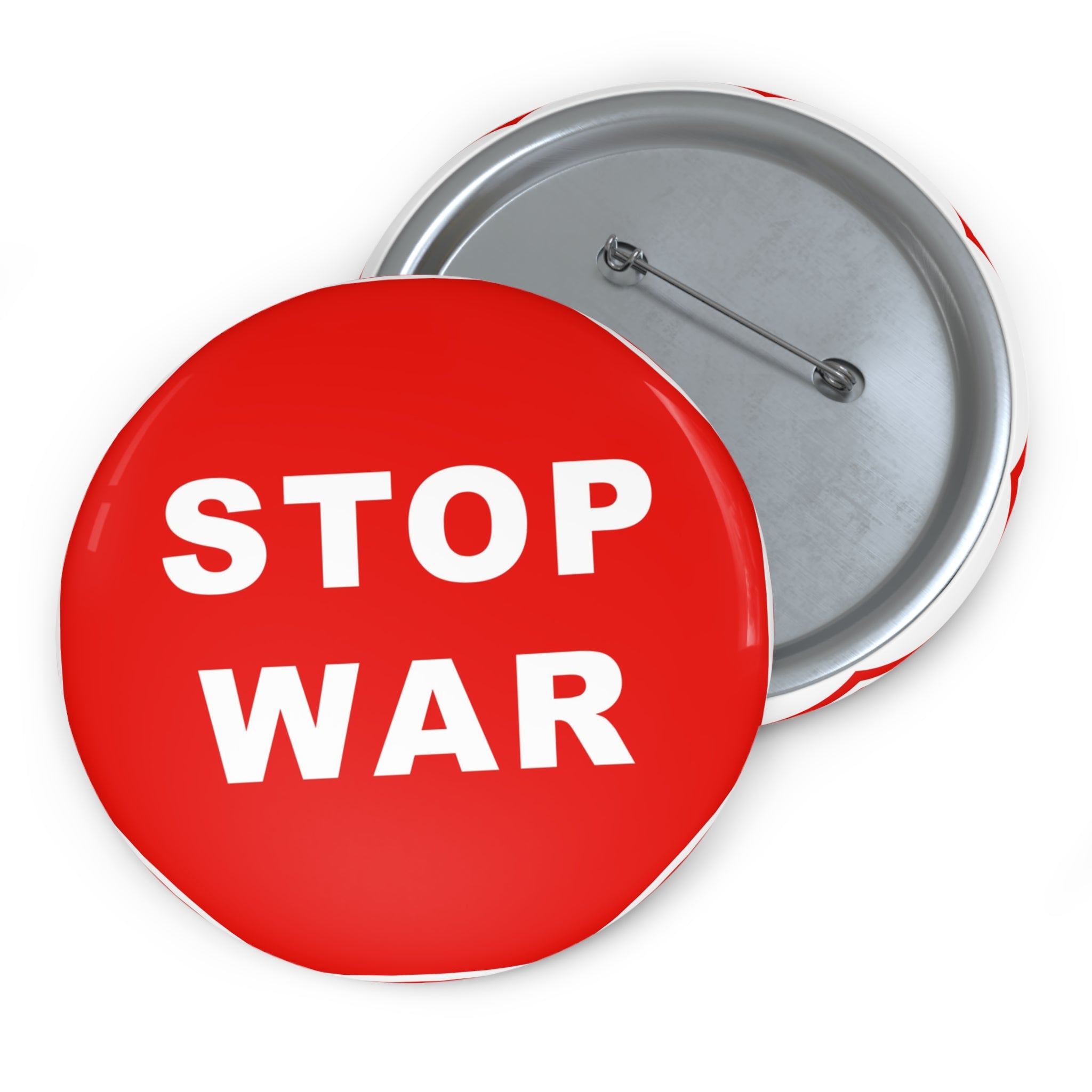 STOP WAR Pin Button | Anti War Protest Badge, Political Activism Pin