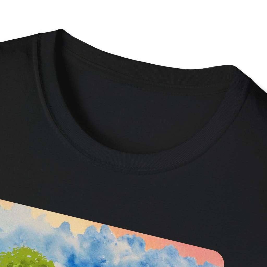 Horses in the pasture T-Shirt | Watercolor Meadow Scene