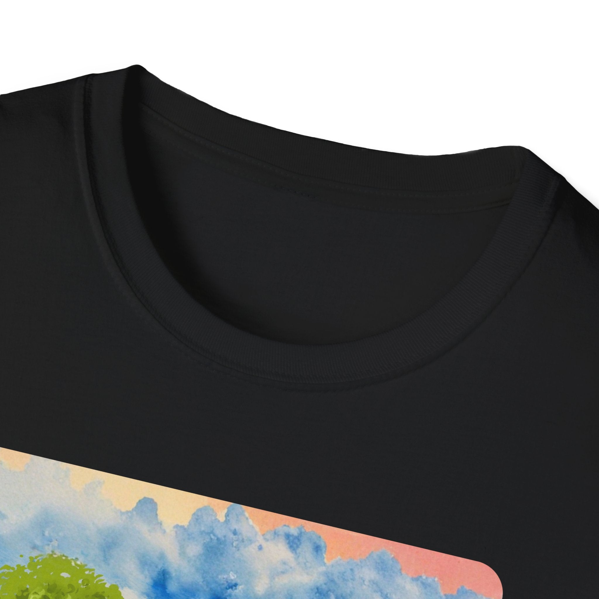 Horses in the pasture T-Shirt | Watercolor Meadow Scene