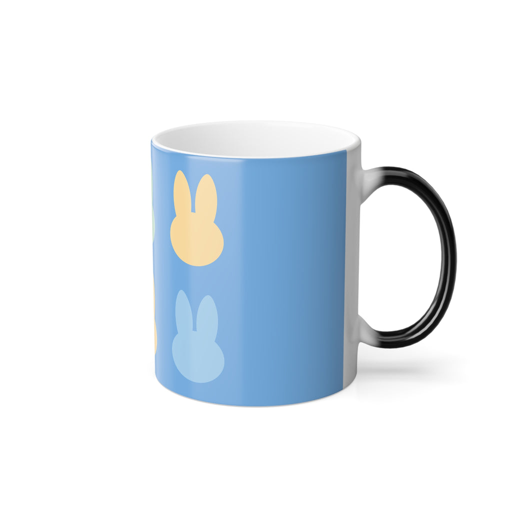 Color Morphing Mug — Pastel Bunny Heat-Change 11oz