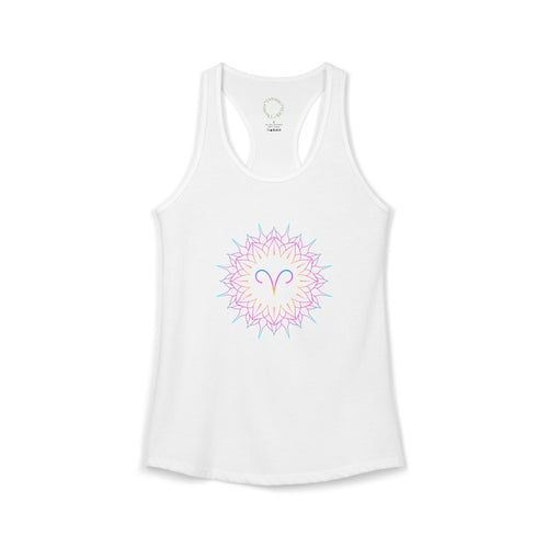 Aries Zodiac sign Racerback Tank