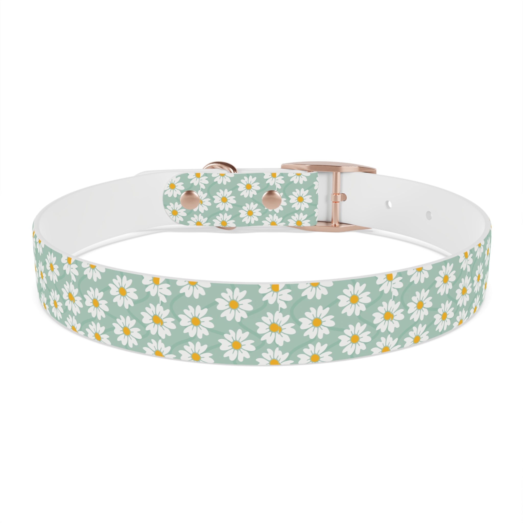 Daisy Print Dog Collar