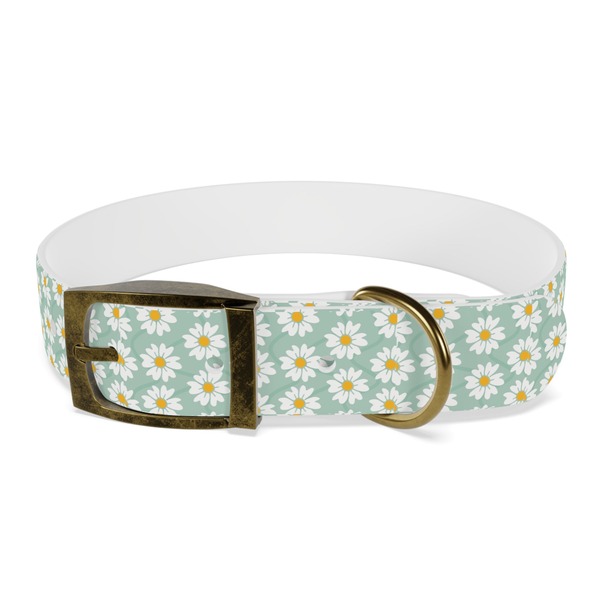 Daisy Print Dog Collar