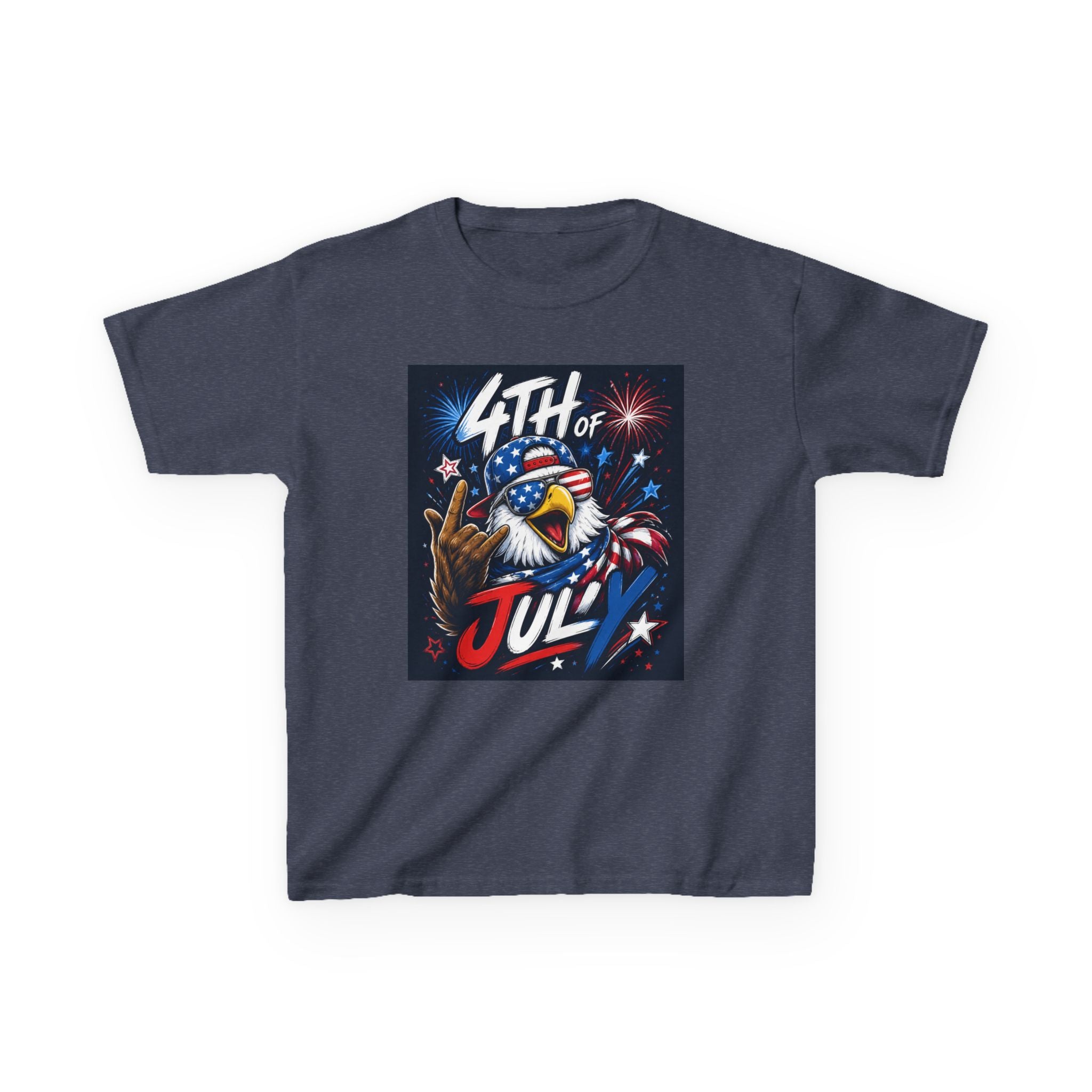 Kids 4th of July Eagle T‑Shirt