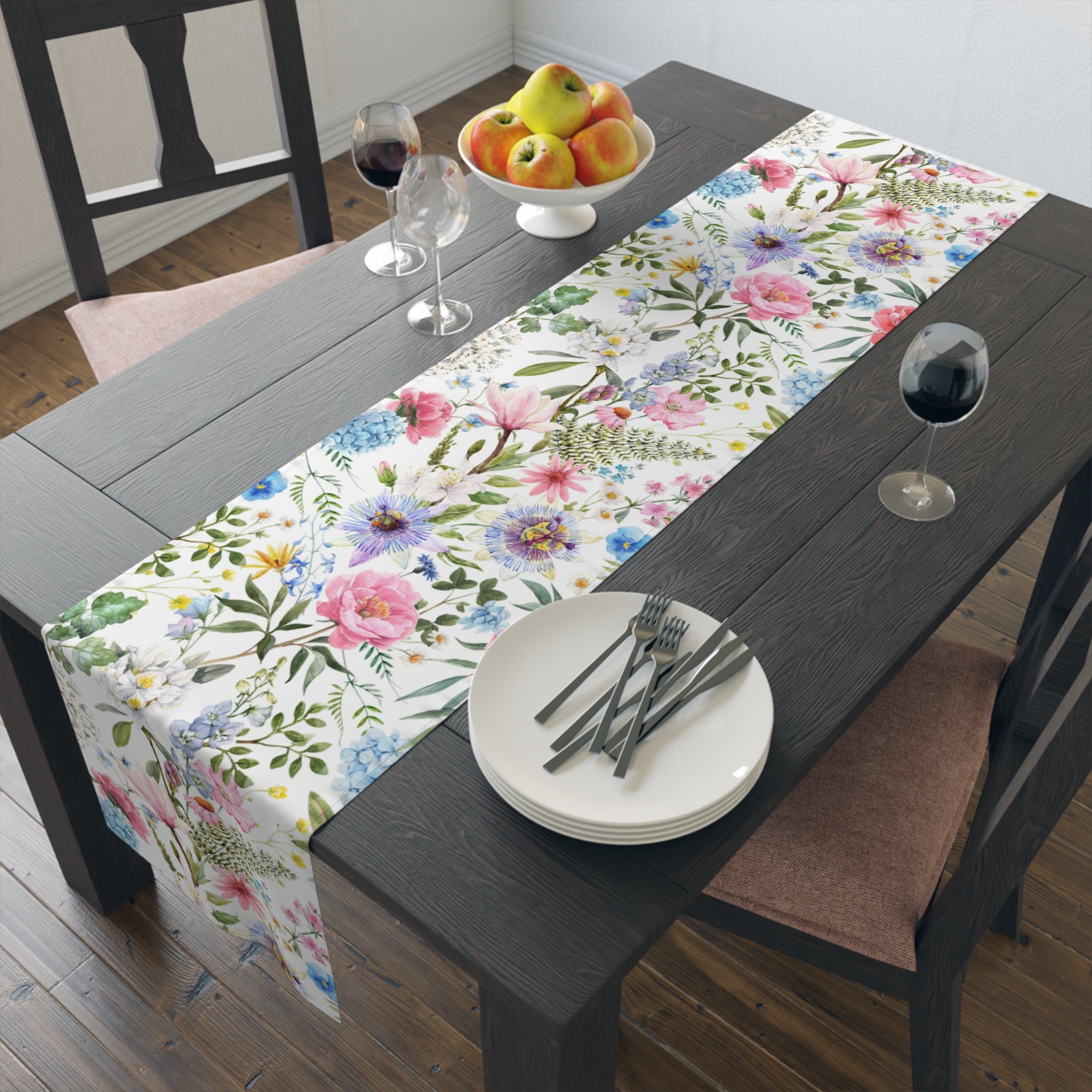 Spring Garden Floral Table Runner — Easter & Mother's Day