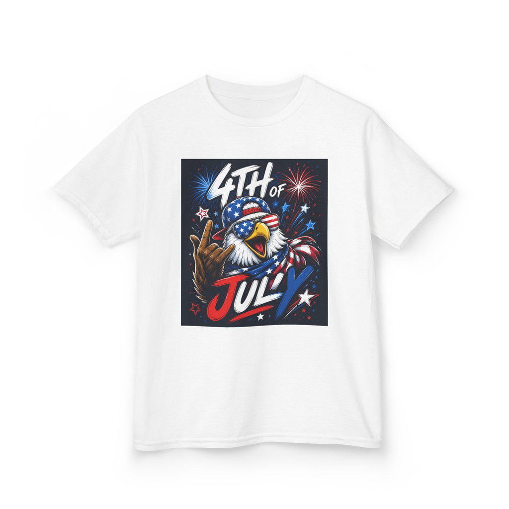 Kids 4th of July Eagle T‑Shirt