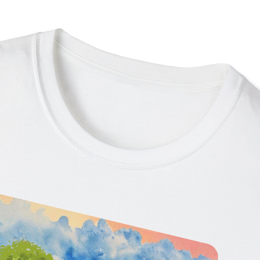Horses in the pasture T-Shirt | Watercolor Meadow Scene