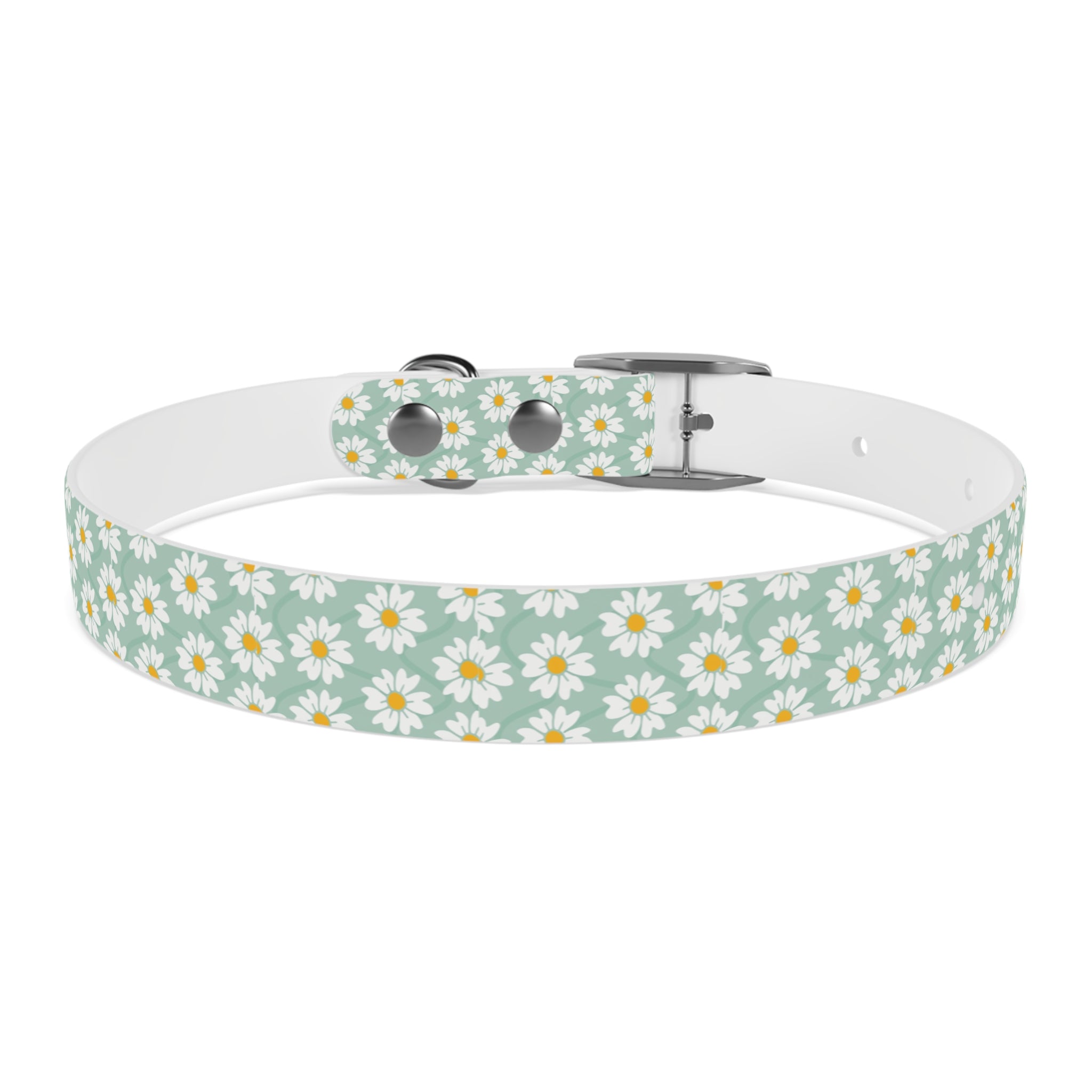 Daisy Print Dog Collar