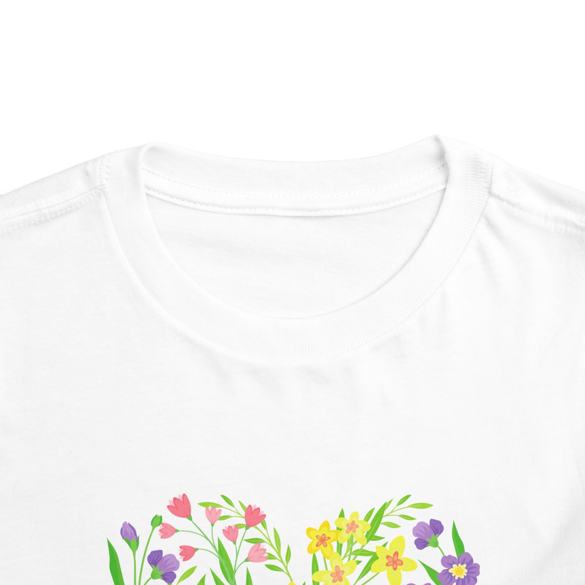 Floral Heart tee | Spring flowers