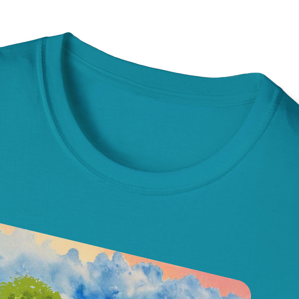 Horses in the pasture T-Shirt | Watercolor Meadow Scene