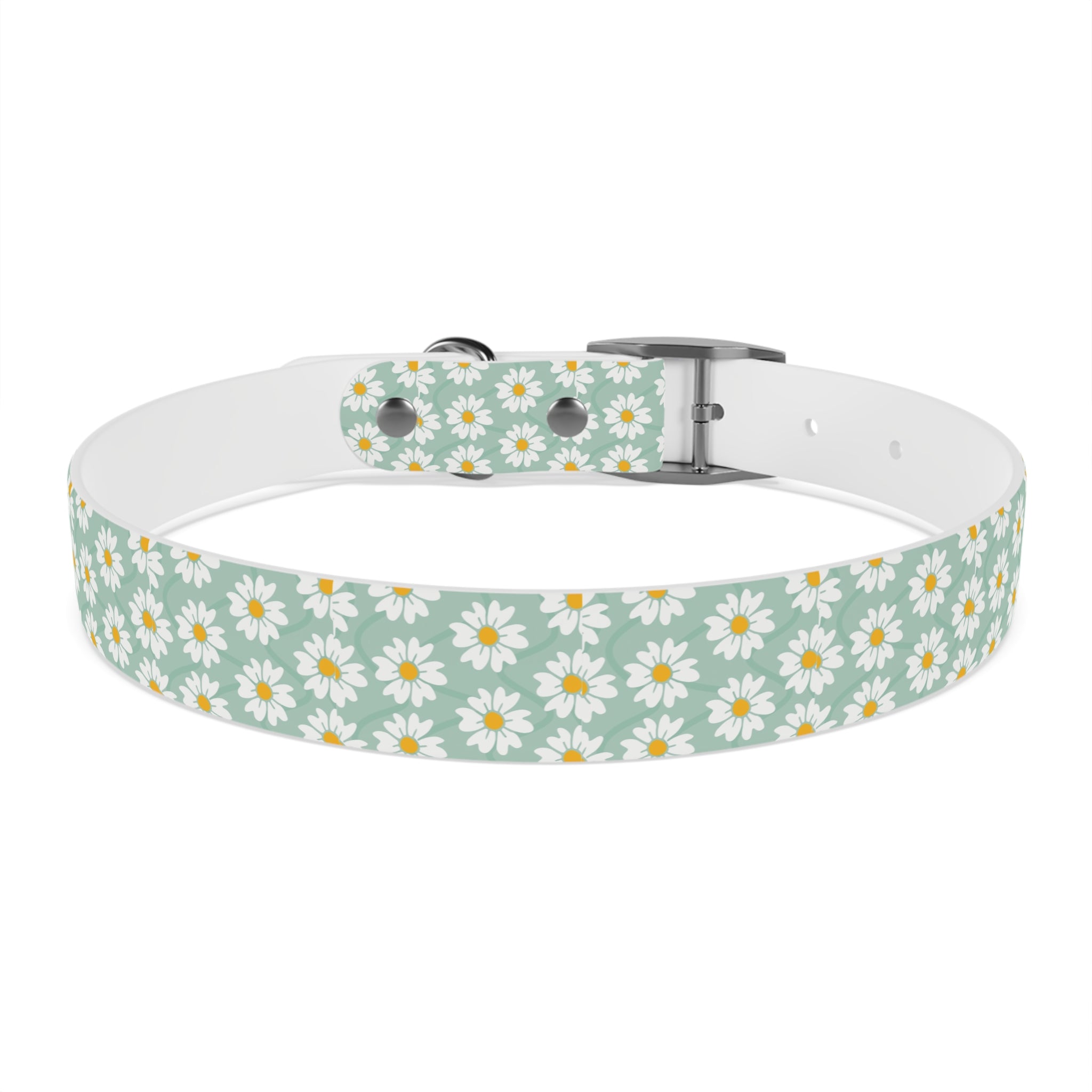 Daisy Print Dog Collar