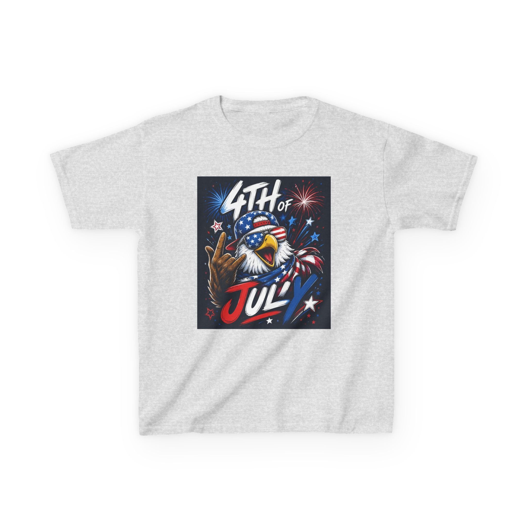 Kids 4th of July Eagle T‑Shirt